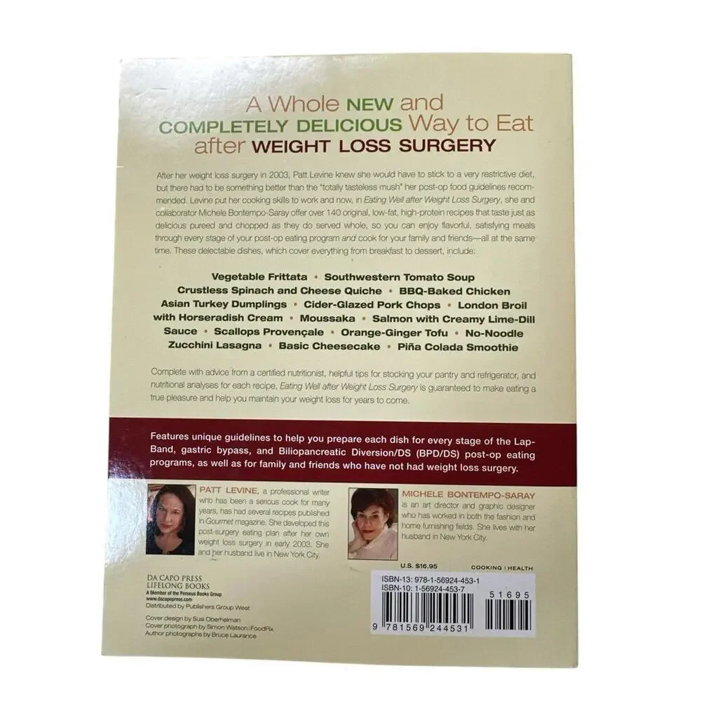 Cookbook Eating Well After Weight Loss Surgery